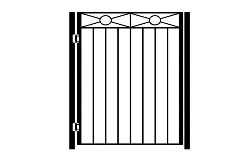 Side Gates - Nouveau - Red Stag Gates & Fences